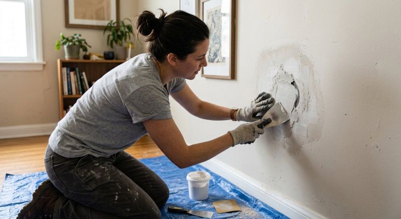 Bathroom Wall Patching in Conroe, TX