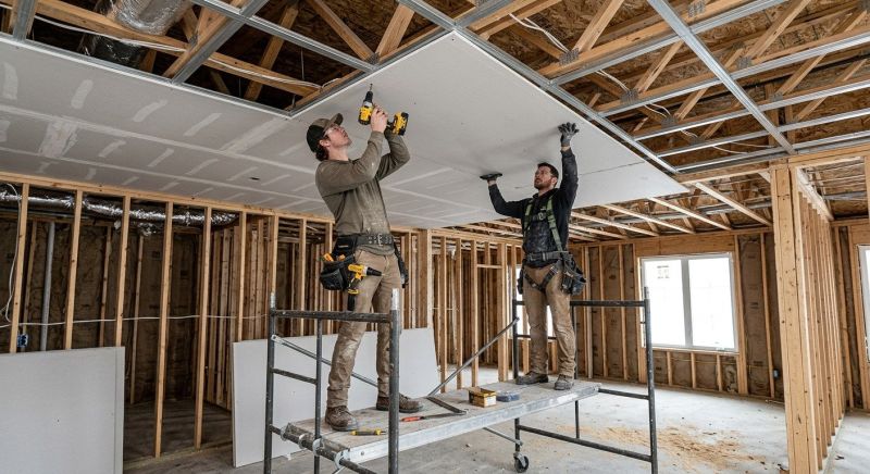 Bedroom Drywall Installation in Kansas City, KS