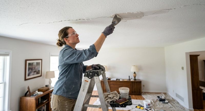 Ceiling Drywall Repair in Kansas City, KS