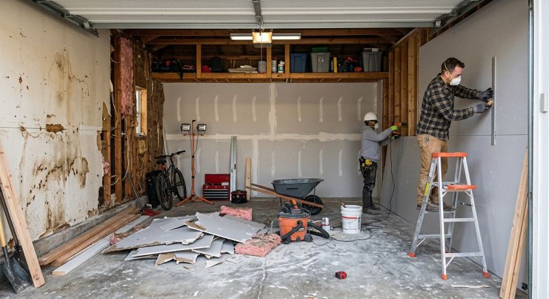 Garage Wallboard Installation in Denver County, CO